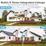 GENBOLT WiFi Security Camera Outdoor Dual Lens, 2.4/5GHz PoE Camera with Dual View, CCTV IP Camera 7/24 Recording Cloud Storage Upgraded with Color Night, Auto Tracking Humanoid Detection [DC&PoE] - Image 2