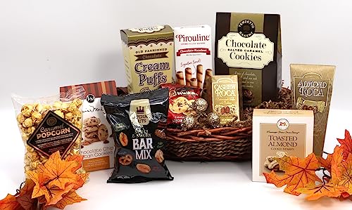 Gift Basket Village - Autumn In Gold Gift Basket With The Colors And Flavors Of Fall #TOP9