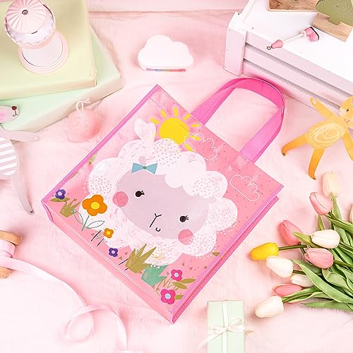 LeZakaa-Sheep-Recycled-Gift-Bag-with-Handles-Treat-Bags-Multifunctional-Non-Woven-Gift-Bags-for-Child-Kids-105-x-5x-105