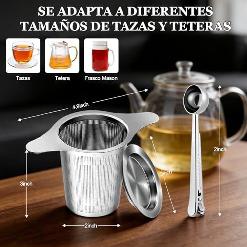 Recopilación de Coladores de té con asa disponible en línea. 18 Imagen adicional