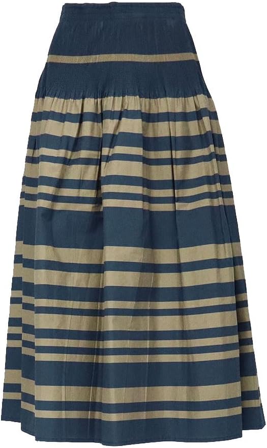 グログランドットハイウエスト スカートを使った人気ファッション