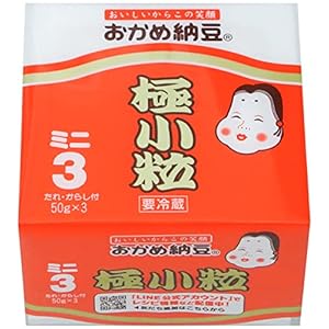 ［冷蔵］ おかめ納豆 極小粒ミニ 50g×3" 