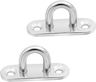 TOYANDONA Coat Hanger 2pcs Load-Bearing Hook Swing Hangers Stainless Steel Hangers Stainless Steel Hooks Hammock Hangers Clothes Rack