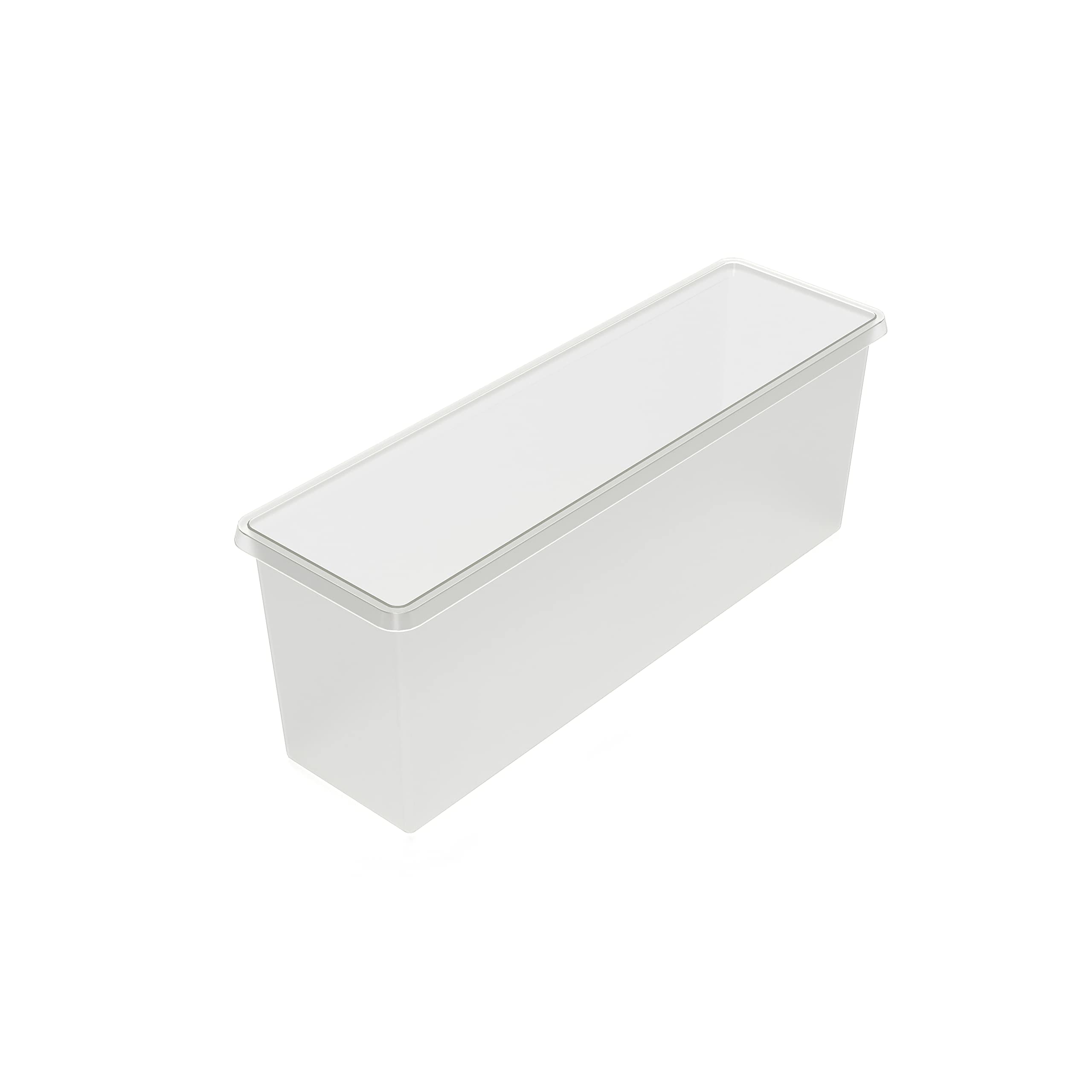 Emuca - Vassoio ausiliario per armadi e cabine armadio Quartz, Tecnoplastica