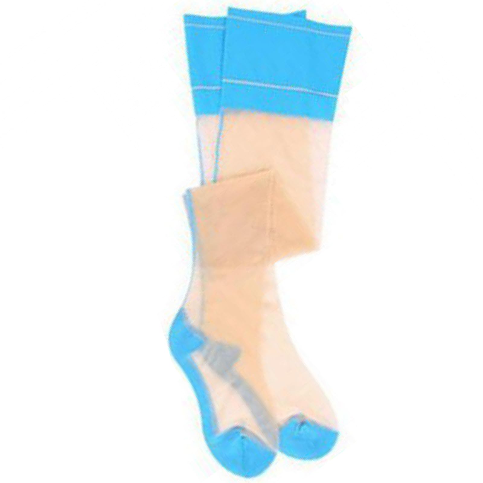 MICFENY Sheer Thigh High Stockings Contrast Top Cuban Heel Backseam Stockings Seamed Over the Knee Socks Hosiery for Women Girls