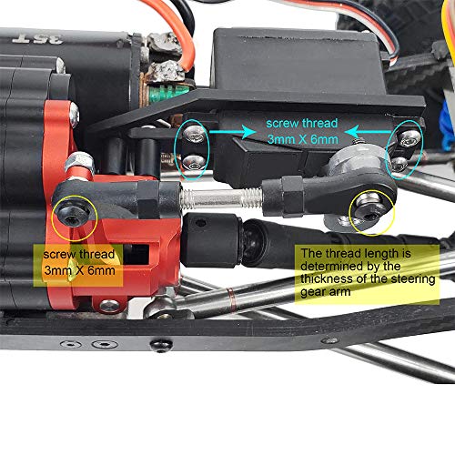 Que-T Metal Aluminum Gearbox Complete Transmission Case With Gear For 1/10 Axial Scx10 Rc Car Upgrade Parts #TOP5