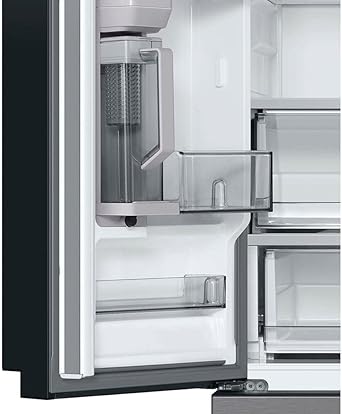 Samsung 30 Cu. Ft. Bespoke 3-Door French Door Refrigerator with AutoFill Water Pitcher, Stainless Steel, RF30BB6200QLAA