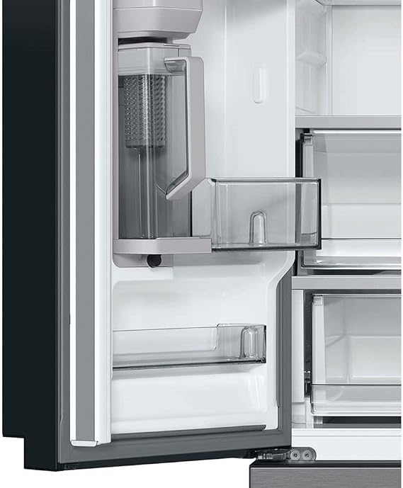 Samsung 30 Cu. Ft. Bespoke 3-Door French Door Refrigerator with AutoFill Water Pitcher, Stainless Steel, RF30BB6200QLAA