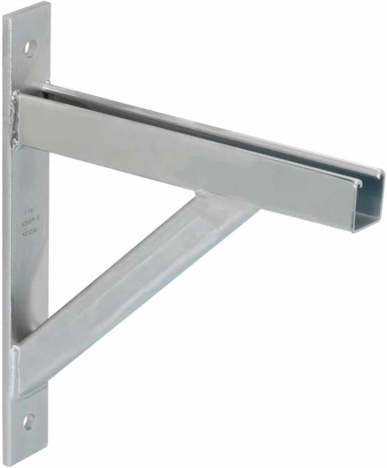 Eaton Electrical - B3064-3ZN - Adjustable Strut Bracket, Steel, Zinc Plated, 9/16 in. Hole Dia., Wall Mount, 24 L x 27 H