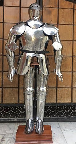NauticalMart Medieval Wearable Knight Full Suit of Armor Reenactment LARP Costume
