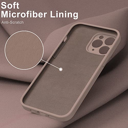 Deenakin Iphone 11 Pro Case With Screen Protector,Enhance Camera Protection,Soft Flexible Silicone Gel Rubber Bumper Cover,Slim Fit Shockproof Protective Phone Case For Iphone 11 Pro 5.8" Light Brown #TOP3