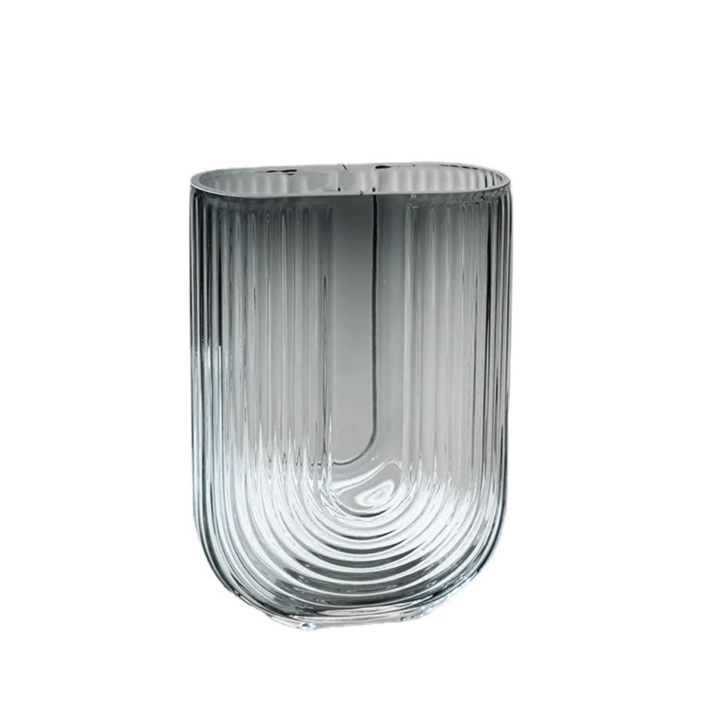 Vase en U JFDBGU petit vase hydroponique stable pour éviter la chute des fleurs