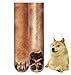 BONTOUJOUR Creative Unisex Men Women Fun Socks 3D Print Animal Feet Pattern Novelty Socks Paw Crew Socks- Dog