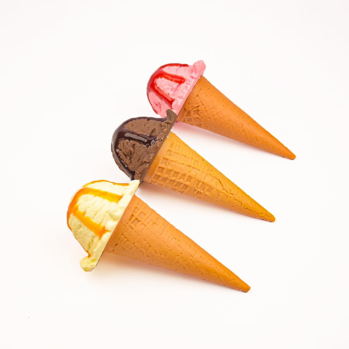 Artificial Ice Cream Scoops Realistic Simulation Imitation Fake Food Desserts Model Replica Fake Ice Cream Balls Photography Prop for Home Shops Staging Display (D)