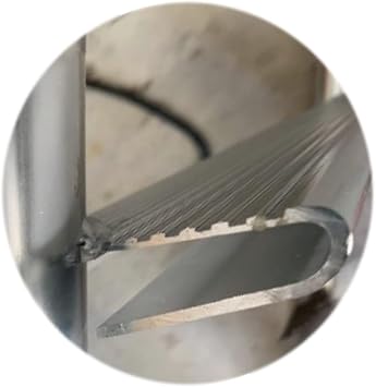 Dock Ladder, 5 Step, Flip Up, Welded, Aluminum