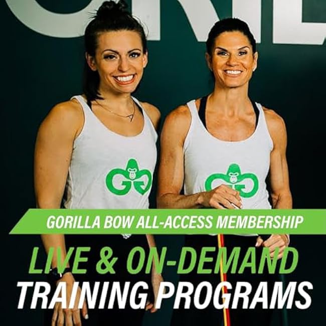 Lite Gorilla Bow Portable Home Gym Resistance Bands and Bar System for Travel, Fitness, Weightlifting and Exercise Kit, Full Body Workout Equipment Set