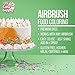 U.S. Cake Supply Airbrush Cake Color Set - The 12 Most Popular Colors in 2.0 fl. oz. Bottles with Color Mixing Wheel - Safely Made in the USA product