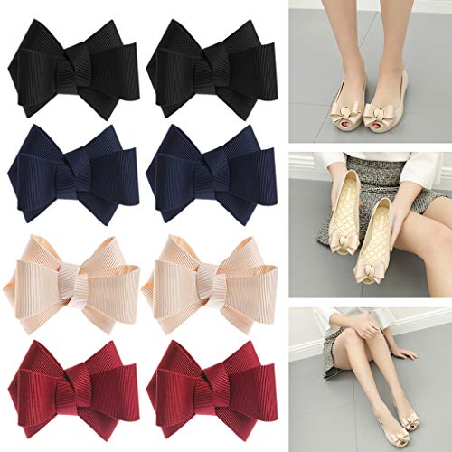Maybenice 2Pcs Bowknot Shoe Clip Bridal Shoe Clips Diy Shoe Clothes Decoration Accessories Shoe Buckle For Wedding Party #TOP1