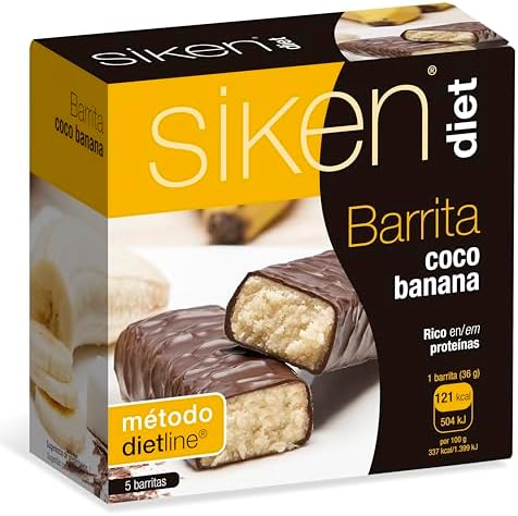 Siken Diet - Barrita Sabor Coco y Banana...