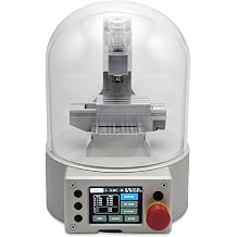 Ultra Mini Desktop CNC Machine Model, Multi-Axis Linkage Control and Driven by G-Code Milling Machine Collectible Display Models for Adults Not Perform Actual Material Processing
