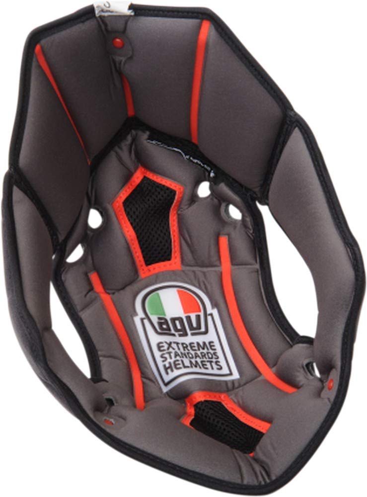 AGV Corsa-17 Helmet Headliner Street Motorcycle Helmet Accessories - Black/Large