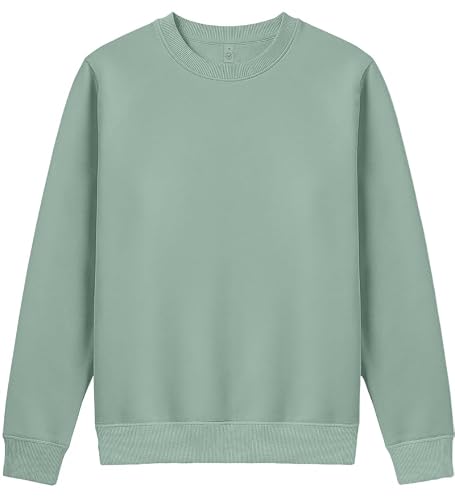 Image of Earth Wardrobe Organic Cotton Sweatshirt: Womens - Slate Green - XS
