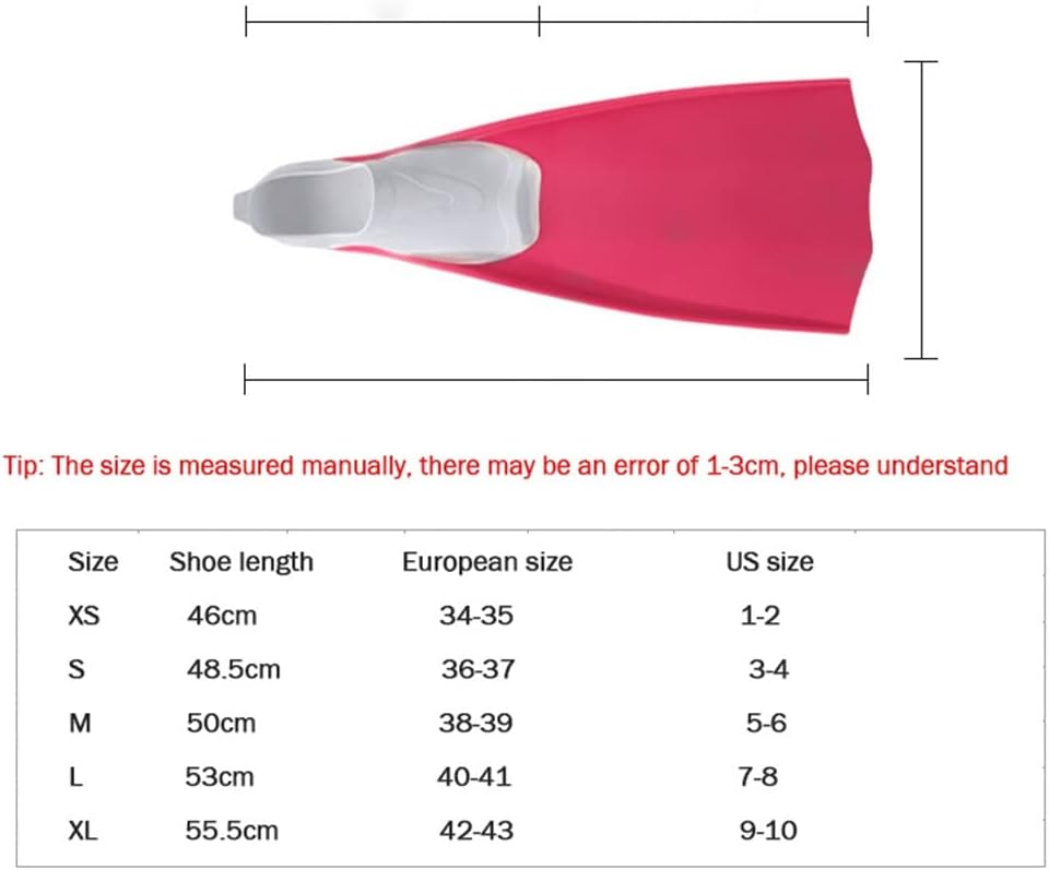 Diving Flippers for Women and Men Colorful Lightweight Adult Soft TPE Snorkeling Fins Swimming Anti-Slip Shoes Diving (Color : White Size : L(42-43))