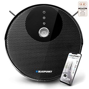 BLAUPUNKT Bluebot XBOOST – Robotstofzuiger met dweilfunctie 2-in-1, Besturing via Alexa of Google Home, Geschikt voor harde vloeren en tapijt