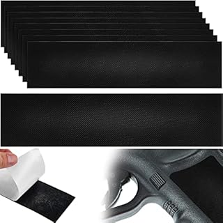 9 Strips Non Slip Grip Tape for Guns Anti Slip Gun Grip Tape Texture Rubber Grip Tape for Cell Phones Cameras Knives Tools Accessories, 8.86 x 2.17 Inch