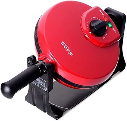 Máquina de gofres Waffles Máquina de gofres gofrera belga Waffles ROJO. 220V, 900W