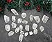 JIC Gem 1 Lb Natural Clear Quartz Crystals Points Bulk Stones and Crystals High Energy Raw White Quartz Crystals Healing Rough Stones Natural Quartz Cluster with Box