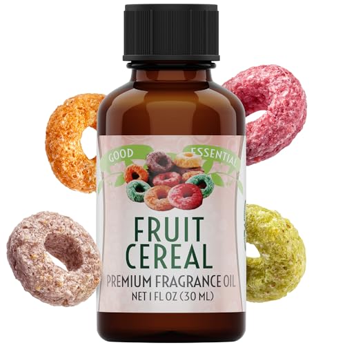 Image of Good Essential Professional Fruity Cereal Fragrance Oil 1 fl oz (30ml) for Candles, Soaps, Lotions, Perfume, Diffuser, Candle Making, Scented Oils