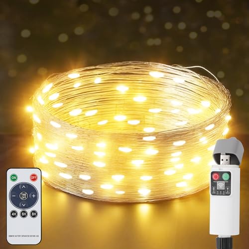 UODIR Lichterkette Batterie, 5M 50LED USB Aufladbare Lichterkette Außen Batterie Timer mit Fernbedienung, 8 Modi IP65 Wasserdicht Lichterkette Outdoor für Balkon Weihnachten Garten Camping UODIR Lichterkette Batterie, 5M 50LED USB Aufladbare Lichterkette Außen Batterie Timer mit Fernbedienung, 8 Modi IP65 Wasserdicht Lichterkette Outdoor für Balkon Weihnachten Garten Camping