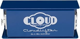 Shure SM7B Vocal Microphone with Cloud Microphones Cloudlifter CL-1 Mic Activator and Extra 10' XLR Cable Bundle