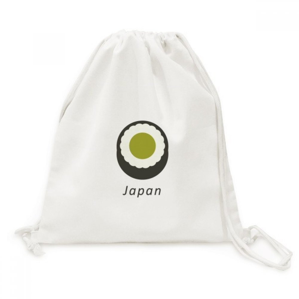 Maki Drawstring Backpack Toile Japonaise Sac Léger Anti Encombrement - 5