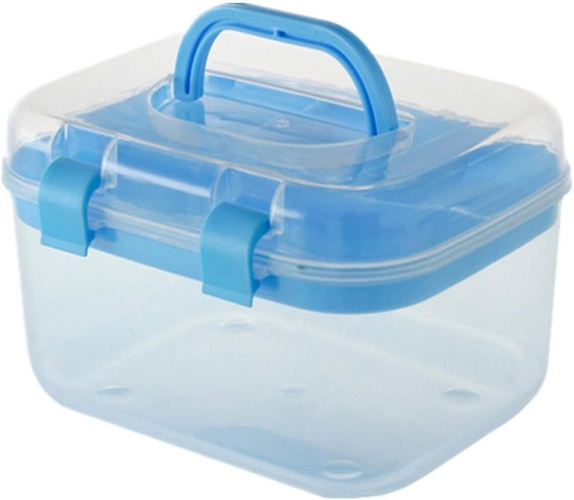 PYRUS Storage Box, Cosmetic Box Transparent Home Multilayer Medical Containers(Random Color)