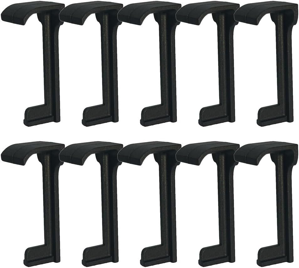 PA66 Polymer Solar Panel Water Drainage Clip for PV Module Cleaning, 35mm Frame Thickness, Black, 10/30-Pack โ Rain Drain & Maintenance Clip(10pcs)