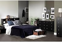 Vista 4 de South Shore Vito Collection - Tocador doble de 5 cajones.