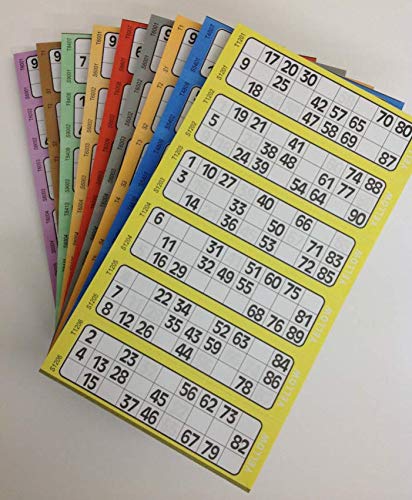 48,000 Tickets 80 Pads of 600 Bingo Flyers Single Sheets 6 To View Choose colour (ANY)