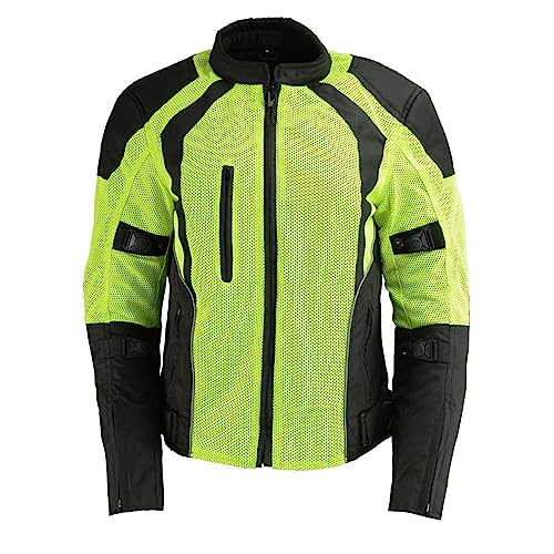 Image of Milwaukee Leather Women's Textile Classic Crossover Motorcycle Riders Jacket - All Year Wear