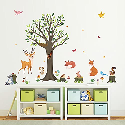 decalmile Forest Animal and Tree Wall Decals #TOP10