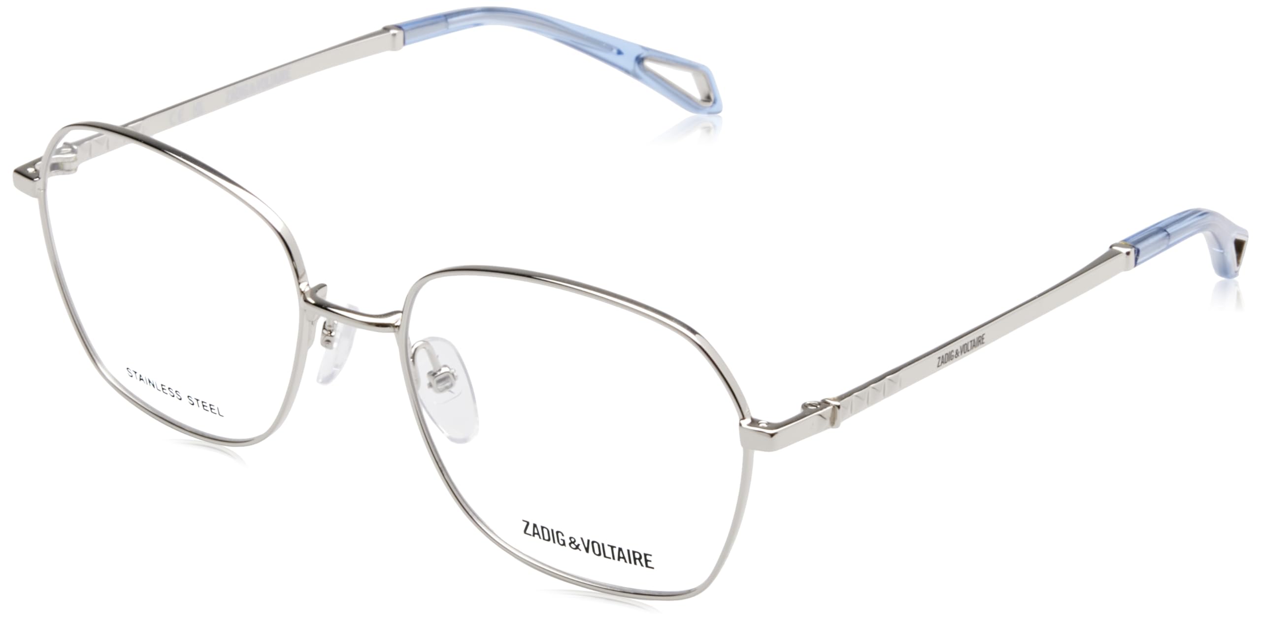 Zadig&Voltaire Eyeglass frame VZV361 SHINY FULL PALLADIUM 52/17/135 Mujer