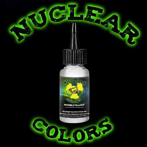 Moms Nuclear Uv Tattoo Ink .5 Ounce Invisible Fallout Ultra Violet Us 1/2 Oz #TOP2