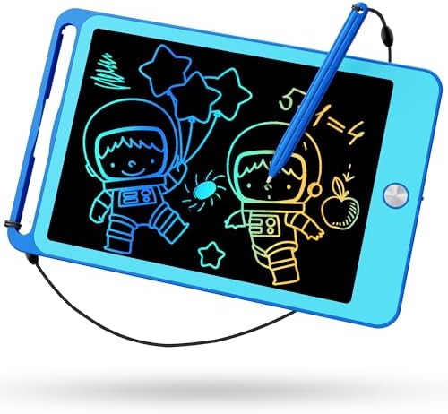 TEKFUN 3Pack LCD Writing Tablet for Kids,8.5 Inch Doodle Board Drawing Board Drawing Tablet with Lanyard,Educational Kids Toddler Toys Birthday Gift for Boys Girls 3 4 5 6 Years Old (Blue Pink Purple)