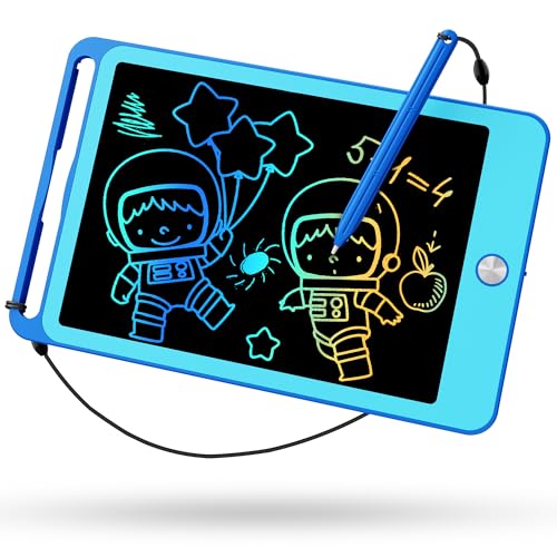 TEKFUN Tableta de Escritura LCD para Niños 8,5 Pulgadas,Educativo Juguetes Niños 3 4 5 6 Años,Tablero de Dibujo Pizarra Infantil,Regalo para Niña Niño de 3+ Años (Azul)