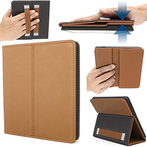 E-Reader Case for 10th Generation-2019 and 9th Generation-2017 Released PU Leather Cover H01 – Persimmon