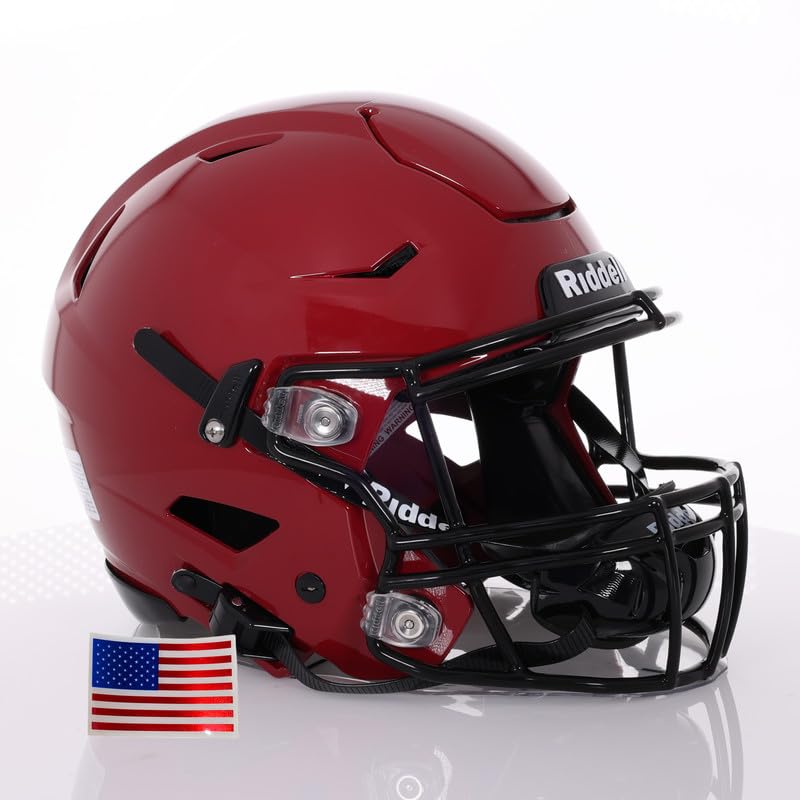 Amazon.com : Riddell SpeedFlex Adult Helmet w/Black SF-2BD