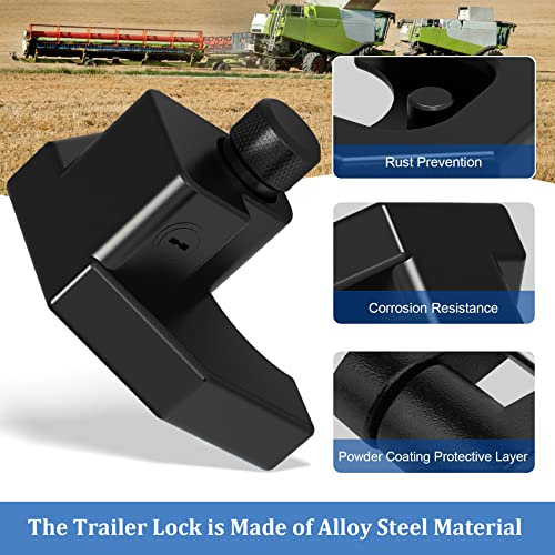 Trailer Hitch Locks,Trailer Coupler Lock,Trailer Tongue Lock,Trailer Hitch Pin Lock,Trailer Lock,Hitch Locks With Keys,Heavy Trailer Coupler Lock For Boat,Rv,Trailers More Reinforced Solid Steel #TOP5