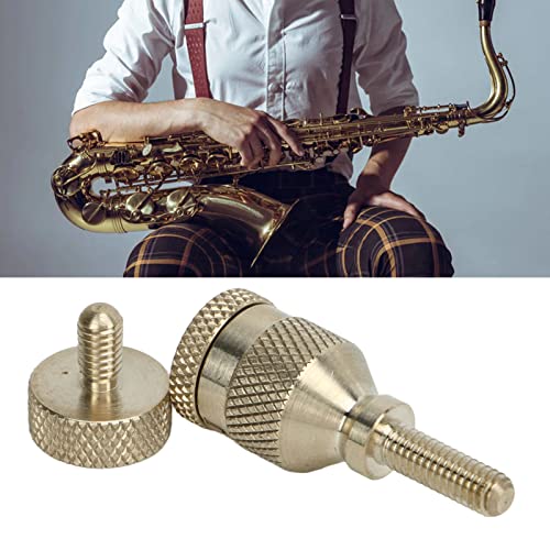Parafuso Saxofone, 2 peças 4 mm Saxofone Metal Parafuso Curvo Sax Pescoço Parafusos de Aperto Instru