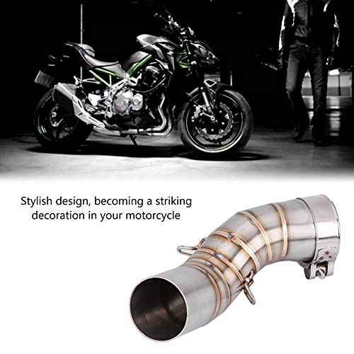 Nikou Auspuffmittelrohr - Motorrad volles Auspuffsystem-Mittelrohrglied verbinden für Kawasaki Z900 2017-2018